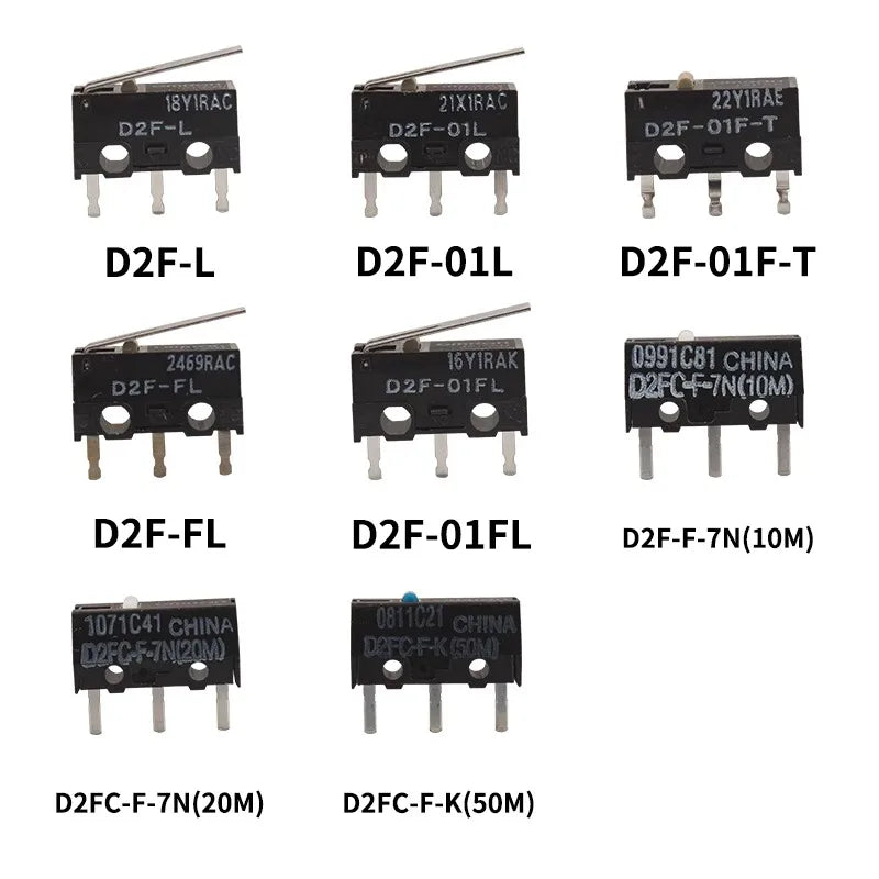 3/10Pcs Original D2FC micro switch D2FC-F-7N 10m20m OF D2FC-F-K (50M) 60MN D2F D2F-F D2F-01 D2F-01L D2F-01FL D2F-01F-T D2F-F-3-7
