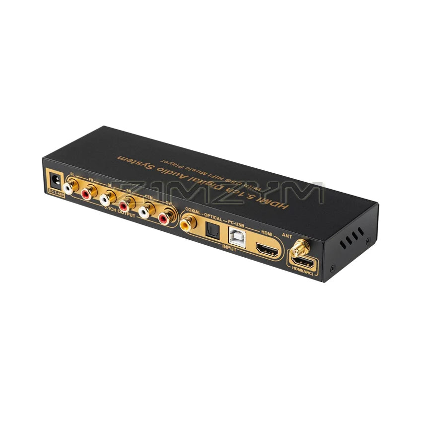 DTS Dolby AC3 5.1 Channel Audio Decoder Conversion DAC Bluetooth HDMI Splitter USB Computer Sound Card US/UK/EU