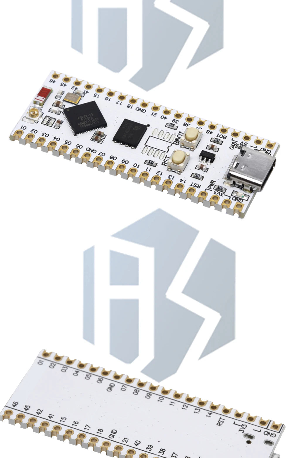 ESP32-S3 NANO WIFI Bluetooth Development Board Type C ESP32-S3-N16R8  N8 Module On-Board Antenna External 16M SPI FLASH 8M PSRAM