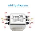 EMI filter power purifier CW7N-20/30/40/50/60/70/75A-R 380VAC 3-phase AC power supply filter Anti-interference