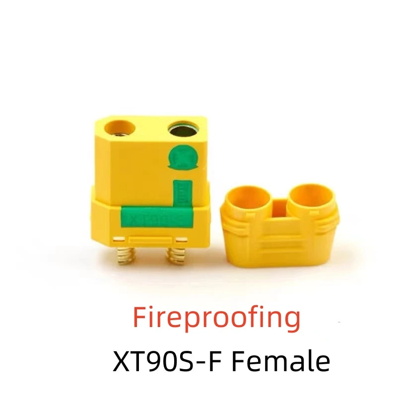 Amass XT90S-F plug XT90H high-current model aircraft gold-plated banana plug Amass lithium battery connector