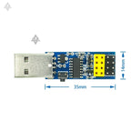 CH340C ESP8266 ESP-01 ESP01S Programmer Adapter USB to ESP8266 Serial Wireless Wifi Developent Board Module For Arduino