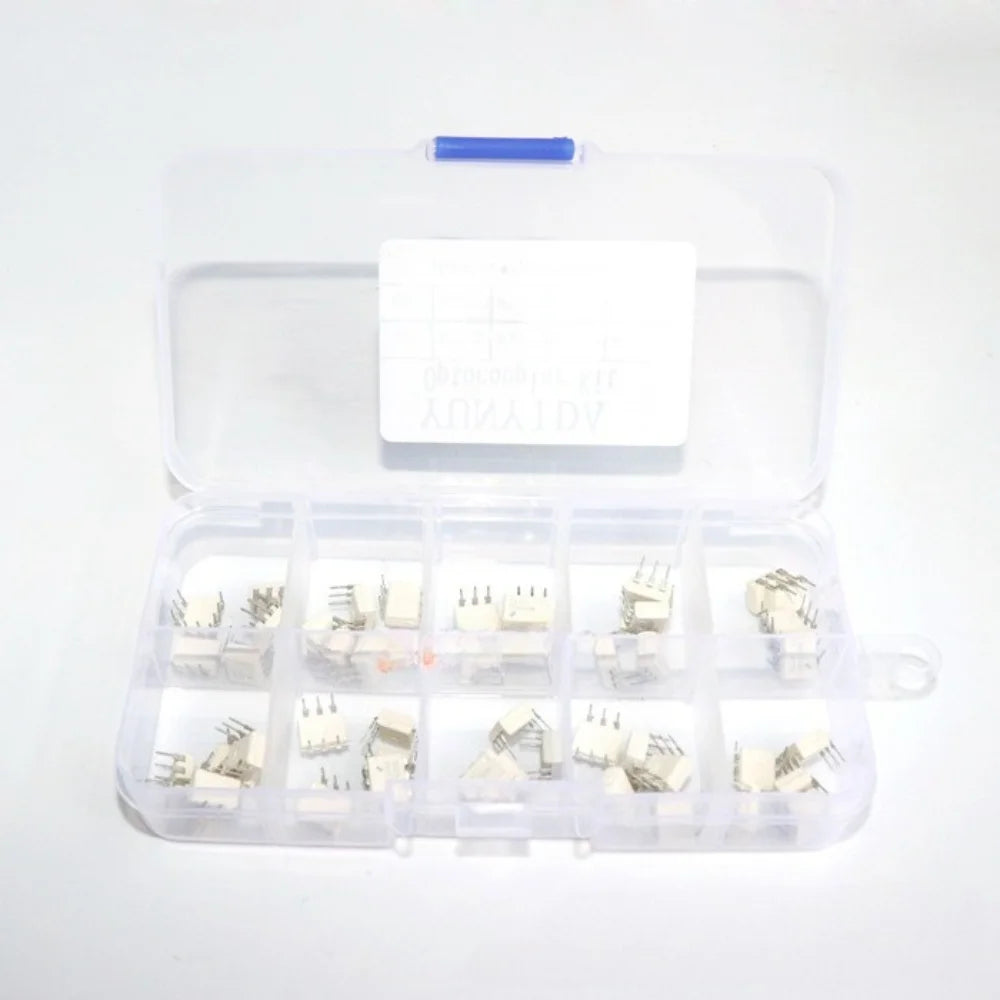 Optocoupler Isolation Module Kit 10 Types 50Pcs 4N35 MOC3021 MOC3041 MOC3061 MOC3052 DIP for Arduino Projects