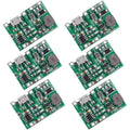 6PCS 2A USB 18650 Lithium Li-ion Battery Charger Module Boost 3.7V to 5V 9V 12V Adjustable DC-DC Step Up Boost Module TP4056