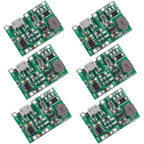 6PCS 2A USB 18650 Lithium Li-ion Battery Charger Module Boost 3.7V to 5V 9V 12V Adjustable DC-DC Step Up Boost Module TP4056