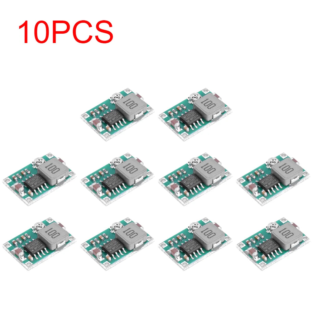 1-10pcs Mini360 RC Airplane Module Mini 360 DC Buck Converter 2A Step Down Module 4.75V-23V to 1V-17V 17x11x4mm LM2596