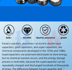 1PCS/lot H type 5.5V Super capacitor 0.1F 0.22F 0.33F 0.47F 1F 1.5F 4.0F Button Farad capacitor