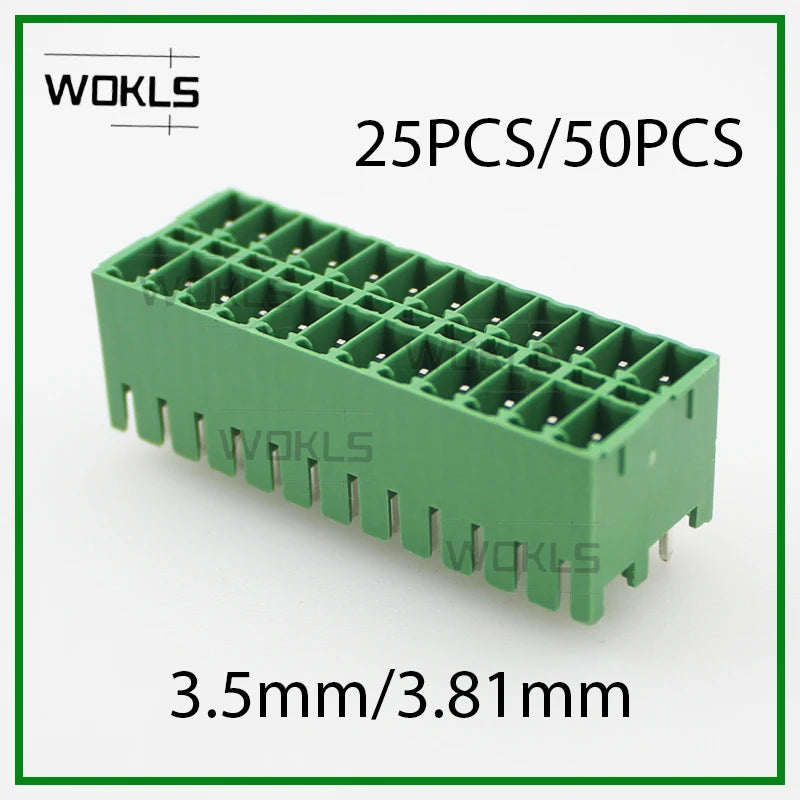 KF2EDGKN 3.5MM 2P ~ 12P PCB PLUG-IN TERMINAL BlOCKS  15EDGKN-3.5
