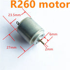 2pcs/lot 7Kinds DC Motors Micro Mini 130 390 R260 R280 N20 Brush DIY Model Toy Fan Tand Helicopter Boat Parts Drop Shipping