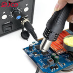 858D-B JCD Hot Air Gun BGA Rework Soldering Station, 220V SMD SMT Welding Repair Heat Gun