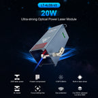 LASER TREE 20W/10W/5W/4W Laser Head For CNC Engraver Wood Cutting DIY Laser Tools 450nm TTL/ PWM Blue Light Laser Module