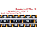USB LED Strip Light 5V RGB Waterproof Black PCB 5050 0.5m 1m 2m 3m 4m 5m Led Strip Light Tape PC TV Backlight Remote Controller