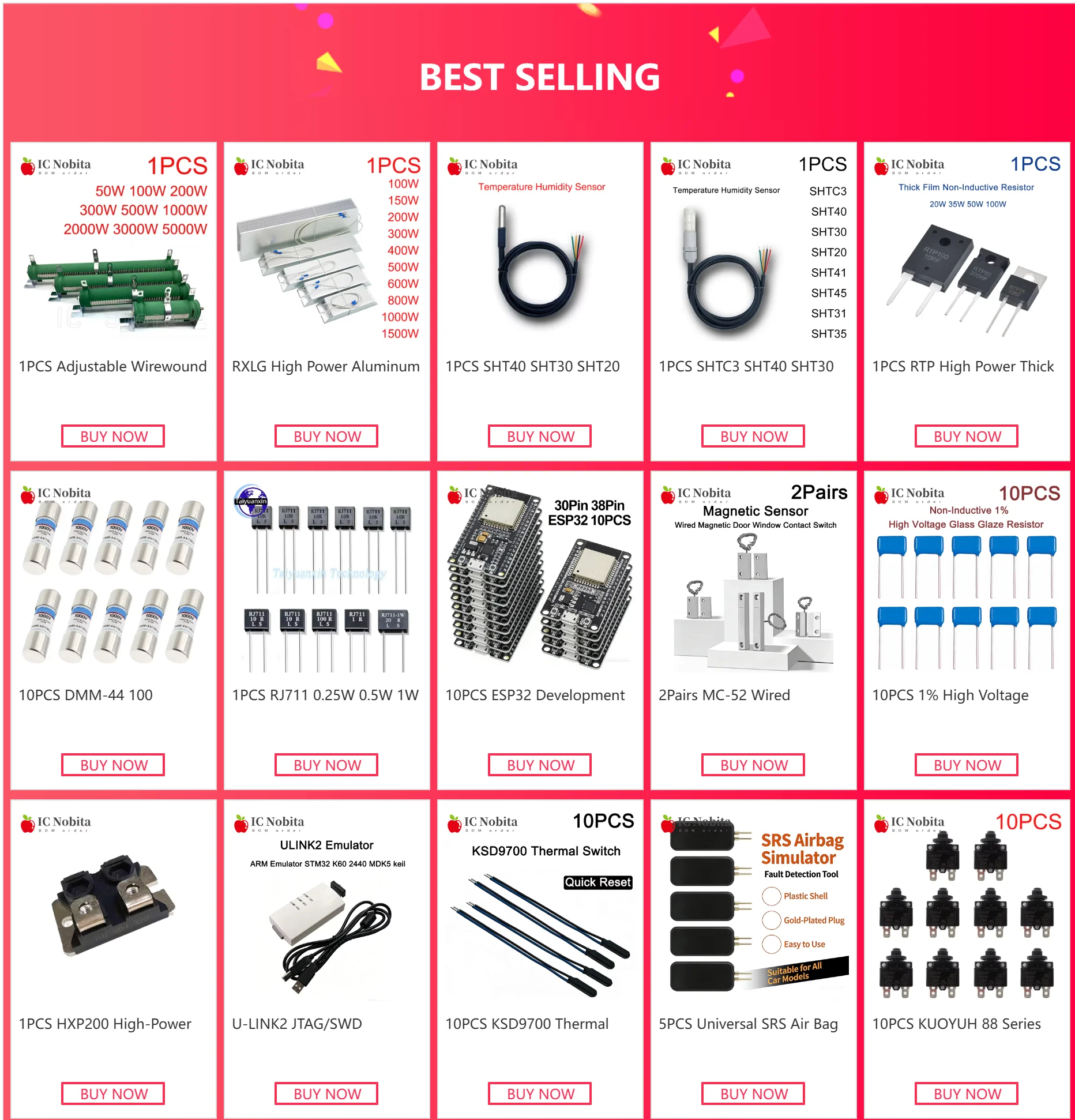 1PCS RX70 High Precision Low Temp Drift Instrument Calibration Standard Resistor 0.01% 0.25W 0.5W 1W 2W 3W 50 100 150 200 1M Ohm