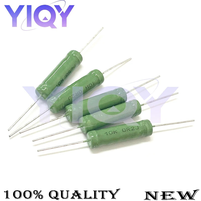 5PCS RX21 Wirewound Resistor 10W 0.05R-47K 0.1R 0.33R 1R 2.2R 3.3R 36R 10K 62R 4.7R 3.3K 4.7K 1K 33K 47K Ohm Power Resistor