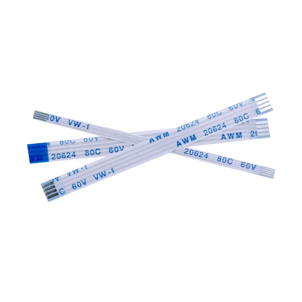 10PCS Flat Flexible Cable FFC FPC LCD Cable AWM 20624 80C 60V VW-1 Pitch 0.5 1.0MM 4P 6 8 10 12 14 16 18 20 24 26 30 32 34 40Pin