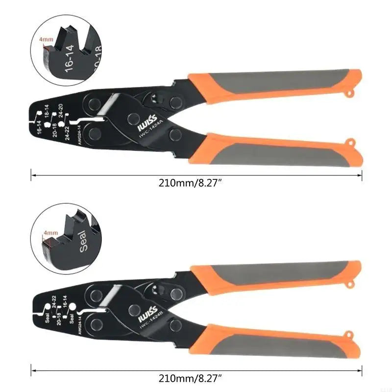 Non Insulated Open Barrel Terminal Crimp Tool Wire Crimper for Molex for Delphi
