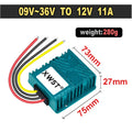 9-36V to 12V DC Voltage Converter Boost Buck Regulator 1-30A Power Inverter Adapter CE Certified for LED Lights