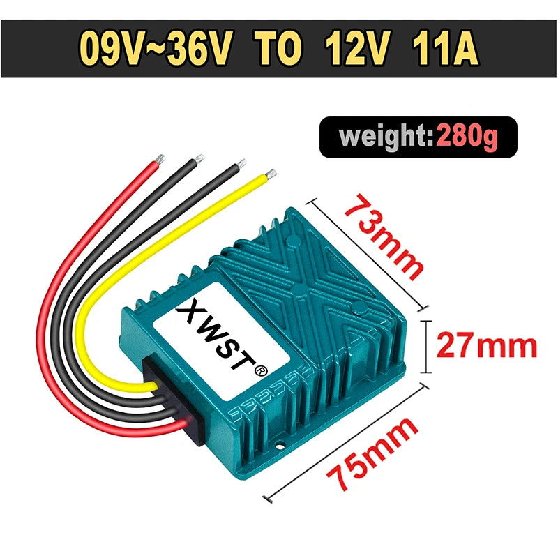 9-36V to 12V DC Voltage Converter Boost Buck Regulator 1-30A Power Inverter Adapter CE Certified for LED Lights
