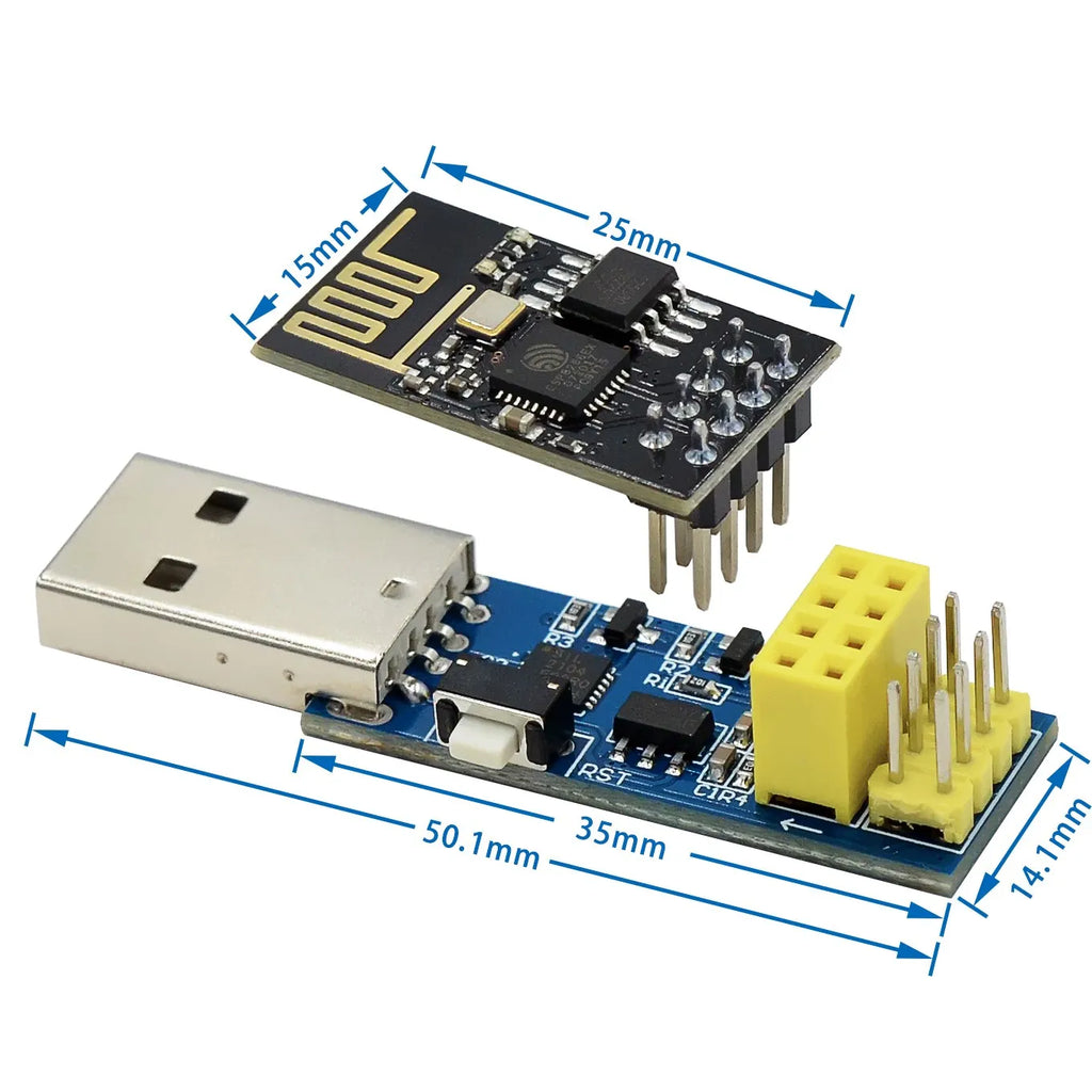 ESP8266 ESP-01/ESP-01S WIFI Module Adapter Download Debug FOR ST-Link Kit IDE USB to ESP8266 ESP-01s DIY Kit for Arduino