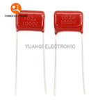 100V 250V 400V 450V 630V 1600V 2000V 102J 103J 104J 105J 155J 223J 224J 225J 334J 474J 475J CBB Polypropylene film capacitor