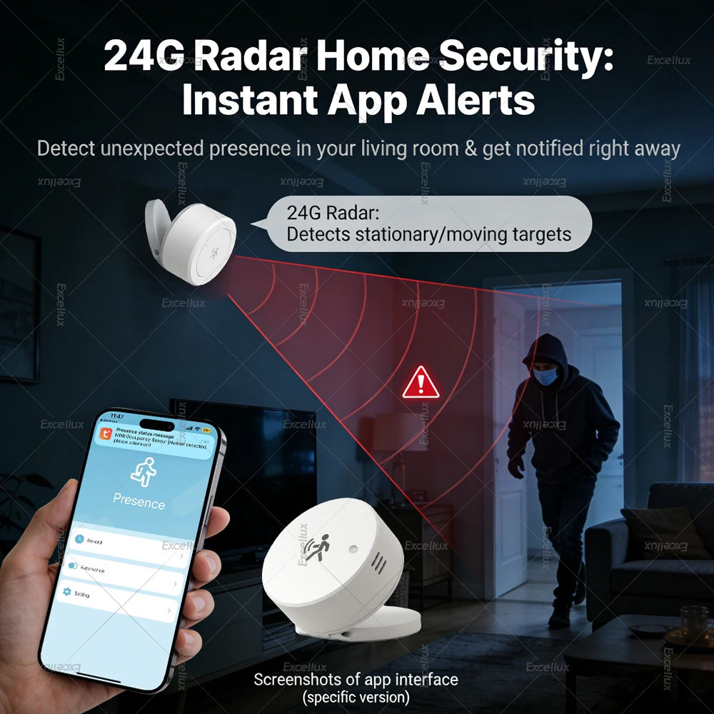 Zigbee 24G MmWave Radar Human Presence Sensor, PIR Motion Detector, Brightness Temperature Humidity Meter, For Tuya Smart Life Z