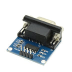 1-10PCS MAX3232 RS232 to TTL Serial Port Converter Module Female DB9 Connector MAX232 Flashing Board For Arduino