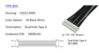 510210400 WIRE HARNESS, MOLEX PICO BLADE SERIES 1.25MM PITCH, 51021-0400, 4P CABLE, Off The Shelf