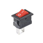 5/10PCS KCD11 Rocker Switch 10*15mm Mini Push Button Switch ON-OFF / ON-OFF-ON 2 Pins / 3 Pins 3A 250VAC / 6A 125VAC 10x15mm