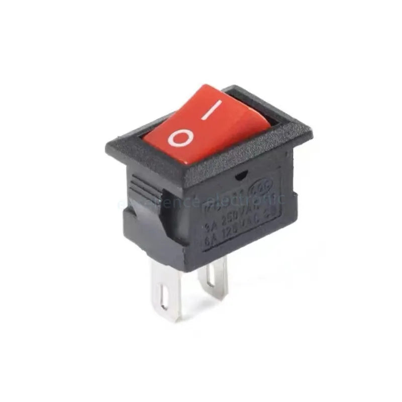 5/10PCS KCD11 Rocker Switch 10*15mm Mini Push Button Switch ON-OFF / ON-OFF-ON 2 Pins / 3 Pins 3A 250VAC / 6A 125VAC 10x15mm