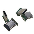 2/5/10/20PCS  USB 3.1 Type C Vertical Patch Board 16pin 4 /2Welding Wire Data Band PCB USB Board Male Head 16P Usb C Connector