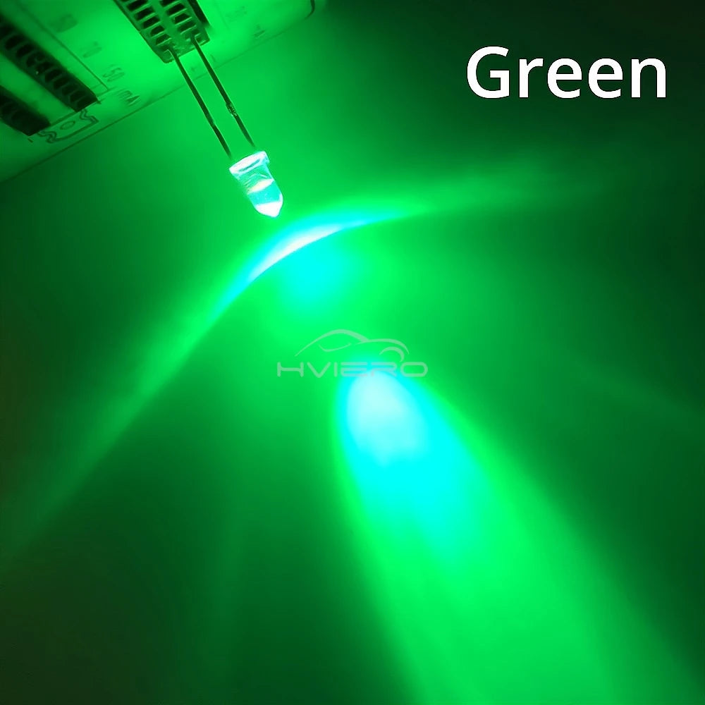 100/1000Pcs F3 3mm Round LED Assortment Kit Ultra Super Bright Light Emitting Diodes Bulb Lamp Red Green Blue Water Clear Diode