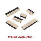 10PCS 1.0mm Upper / Lower Contact 4Pin - 30Pin FPC FFC Flat Cable Connector Socket 4P 5P 6P 7P 8P 9P 10P 12P 14P 16P 20P 28P 30P