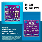 5Pcs Max98357 I2S 3W Class D Amplifier Breakout Interface Dac Decoder Module Filterless Audio Board for Raspberry Pi Esp32