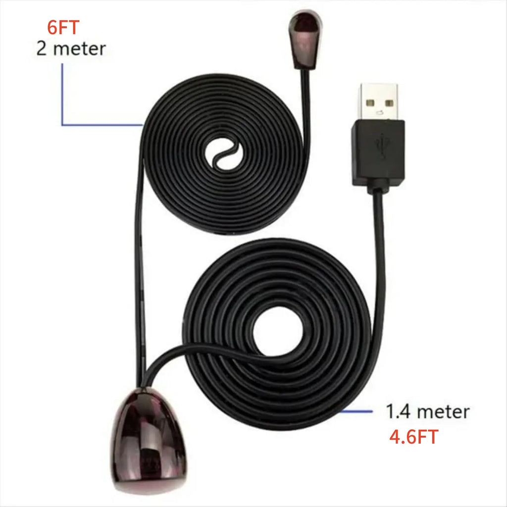 IR Infrared Remote Control Receiver Extender Repeater Emitter USB Adapter For TV/DVD Players/STBs/Cable Boxes