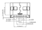 10pcs 6 Pin SMT Socket Connector Micro USB Type C Female Placement  For PCB design DIY high current charging housing 6.8/7.4mm