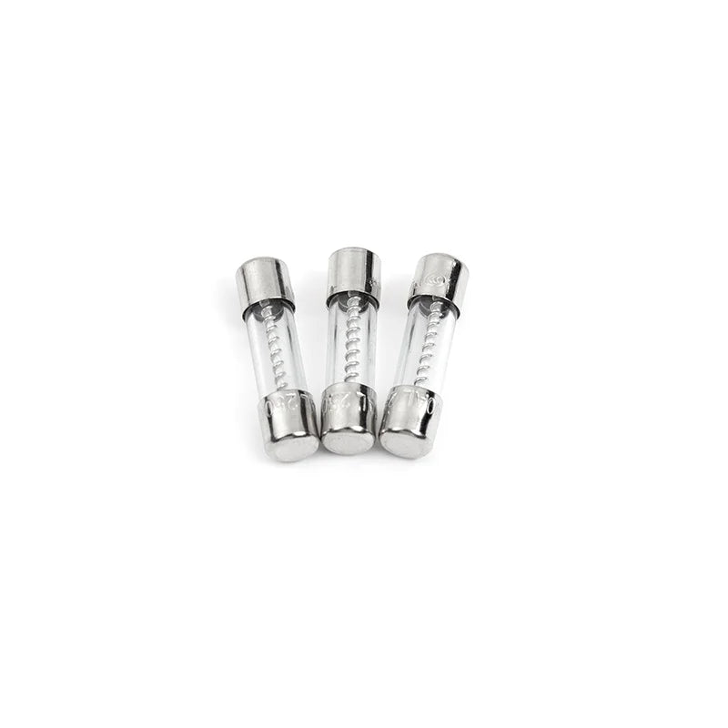 10PCS 5x20/6X30mm Slow Blow Glass Tube Fuse Multiple Current Specifications Can Mixed 0.5/1/23/4/5/6.3/10/15/20/30A