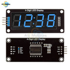 TM1637 LED Display Module for Arduino 4 Digit 7 Segment 0.56 inch Time Clock Indicator Tube Module Red Blue Green Yellow White
