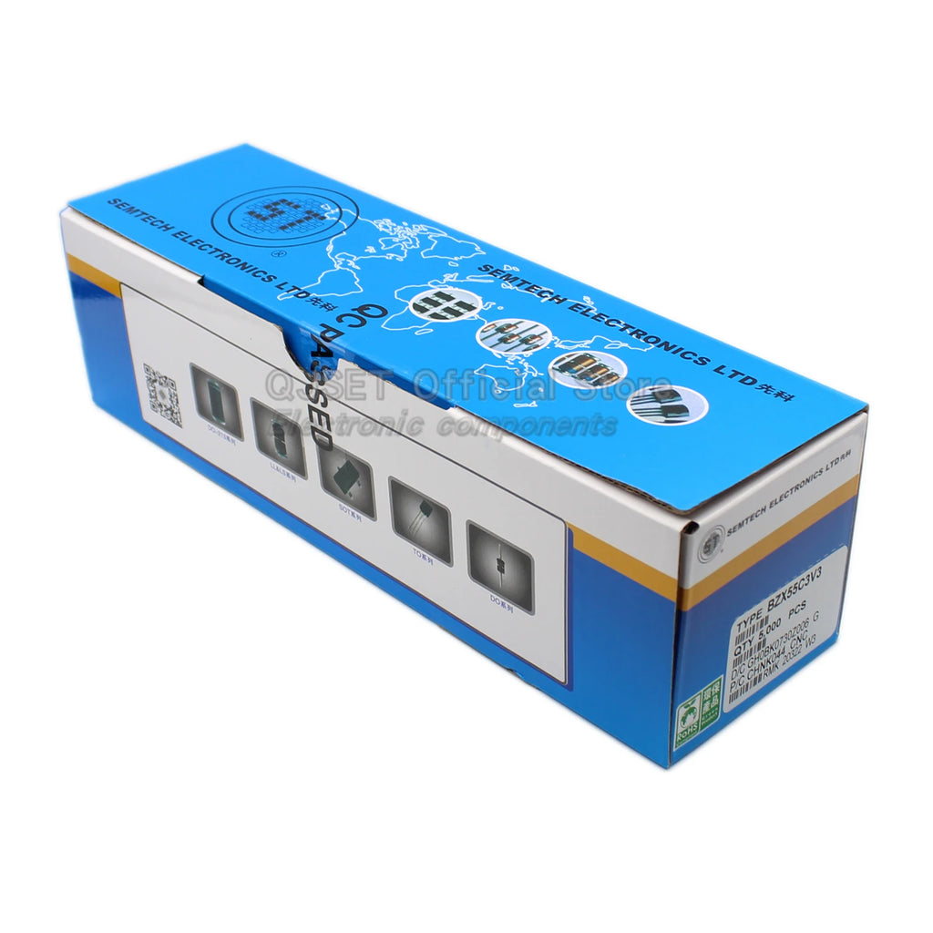 50pcs 1/2W Zener Diode 0.5W DO-35 BZX55C 2.2V 2.4 3.3 3.6 3.9 4.3 4.7 5.1 5.6 6.2 6.8 7.5 8.2 9.1 10 12 15 18 20 22 24 27 30 33V