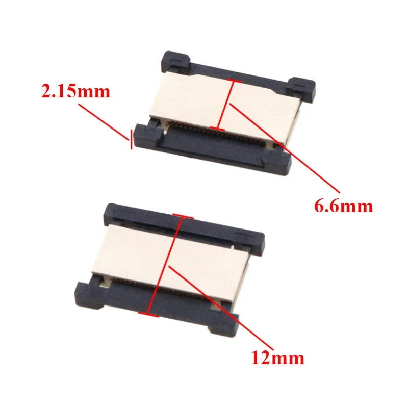 5/10/50Pcs/lot FPC FFC Flexible Flat Cable Extension Board 0.5 mm Pitch 6 20 24 30 40 50 60 Pin 6P 24P 30P 40P 50P 60P Connector