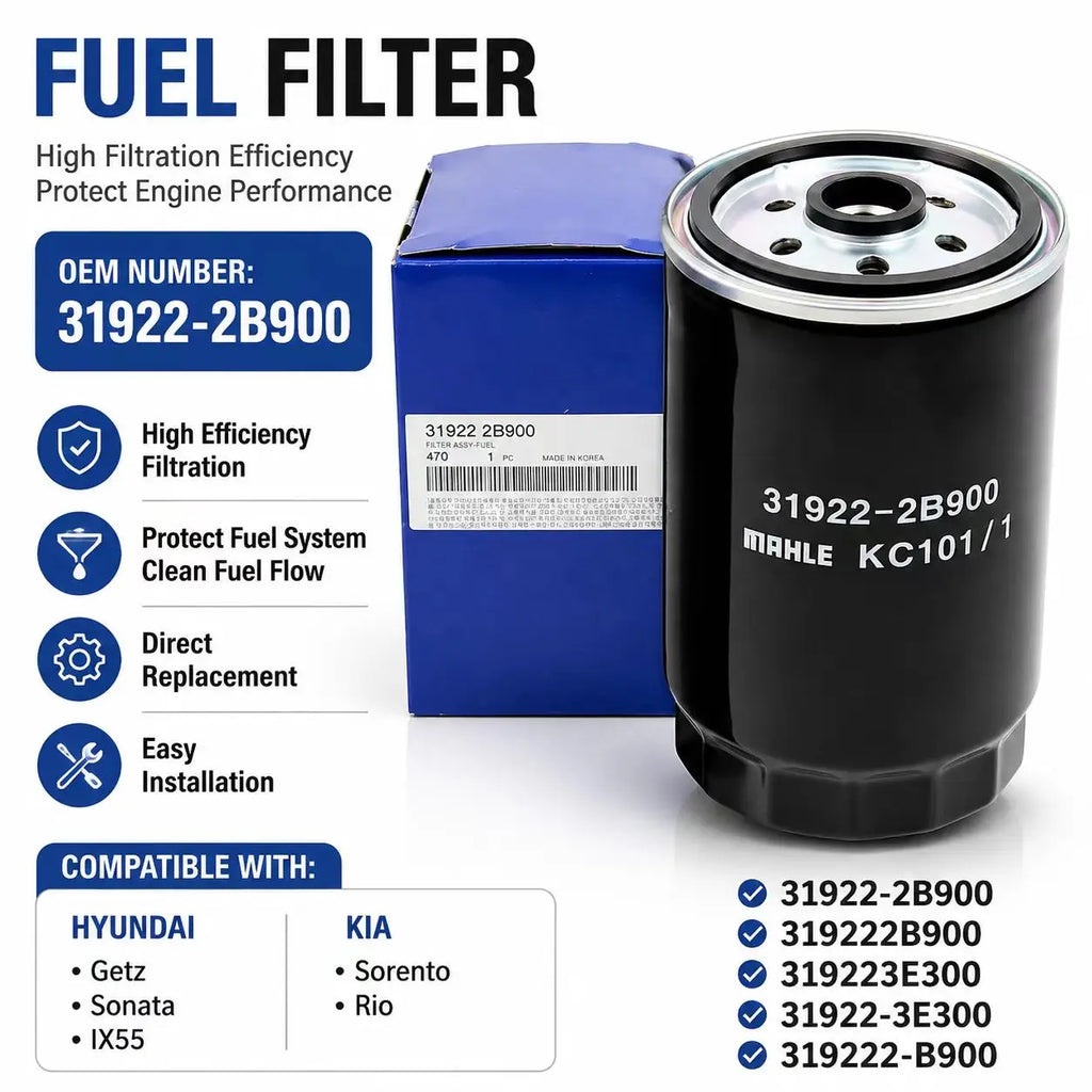 Fuel Filter 31922-2B900 31922-3E300 Replacement For Hyundai Getz Sonata IX55 Kia Sorento Rio Auto Fuel System Parts