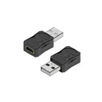 1-10PCS USB to Micro Mini Type-C USB Adapter Converter Usb Male Female Converter for Phone Tablet Camera Charging Adaptor