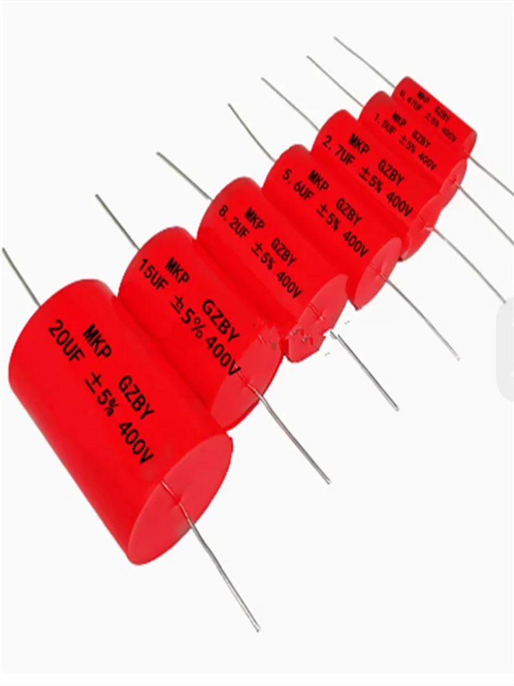2pcs Audiophiler Axial MKP Capacitor Audio 400V 10UF/400V 0.1UF 1UF 3.3UF 4.7UF 6.8UF 7.5UF 8.2UF 12UF 15UF 18UF 22UF 33UF 47UF