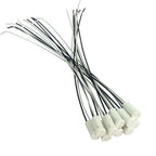 20pcs G4 50cm Long Wire CFL LED Halogen High Temperature Resistant 250degree 12-48V Light Lamp Base Holder Socket