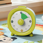 60 Minutes Visual Timer Ultra Silent Visualization Countdown Alarm Clock Self-discipline Round/Square Kitchen Timer