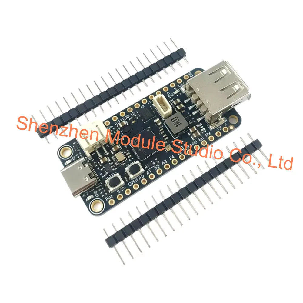 5723 RP2040 Dual-Core Development Board with USB Type-C & Type-A Host Port, 8MB Flash, Li-Po Battery Charger