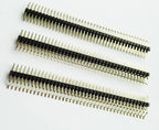 10Pcs 2.54mm Single/Double1X40P 2*40Pin Gold Rohs Cuttable Horizontal Right Angle SMT SMD PCB Male Pin Header Connector