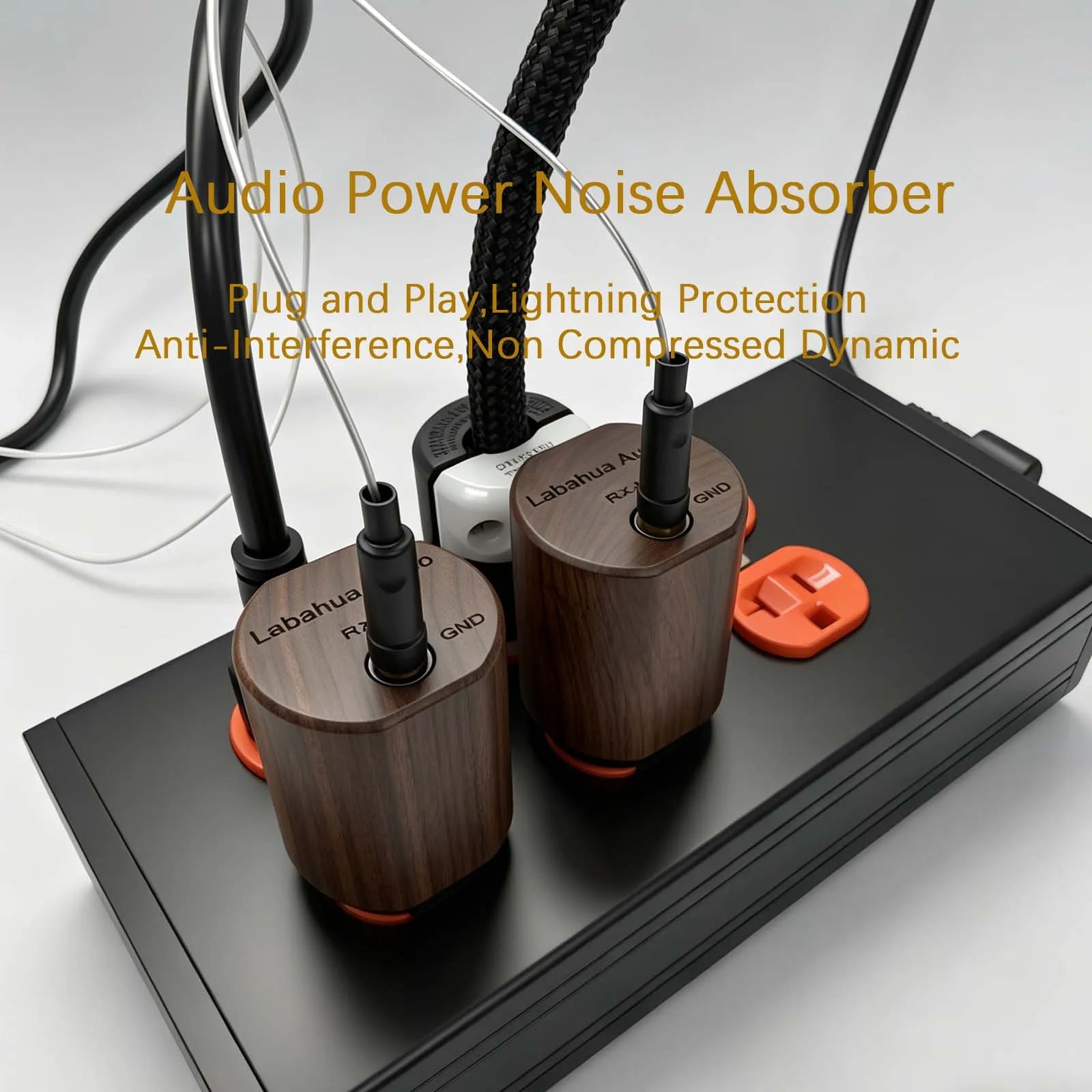 Hifi Audio Couple rx-2 filter Reduce noise EMI filter Common noise filter  Normal noise filter Purifier AC noise Portable filter