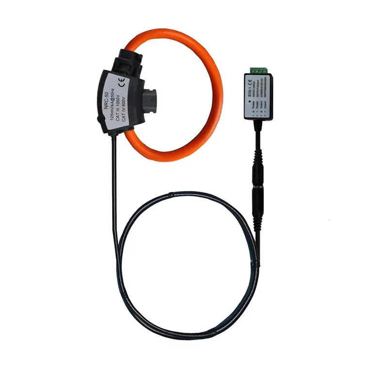 3PCS Nrc100 Flexible CT Current Clamp 100mV/kA Air-Cored Current Sensor Transformer Rogowski Coil With Cable Ties