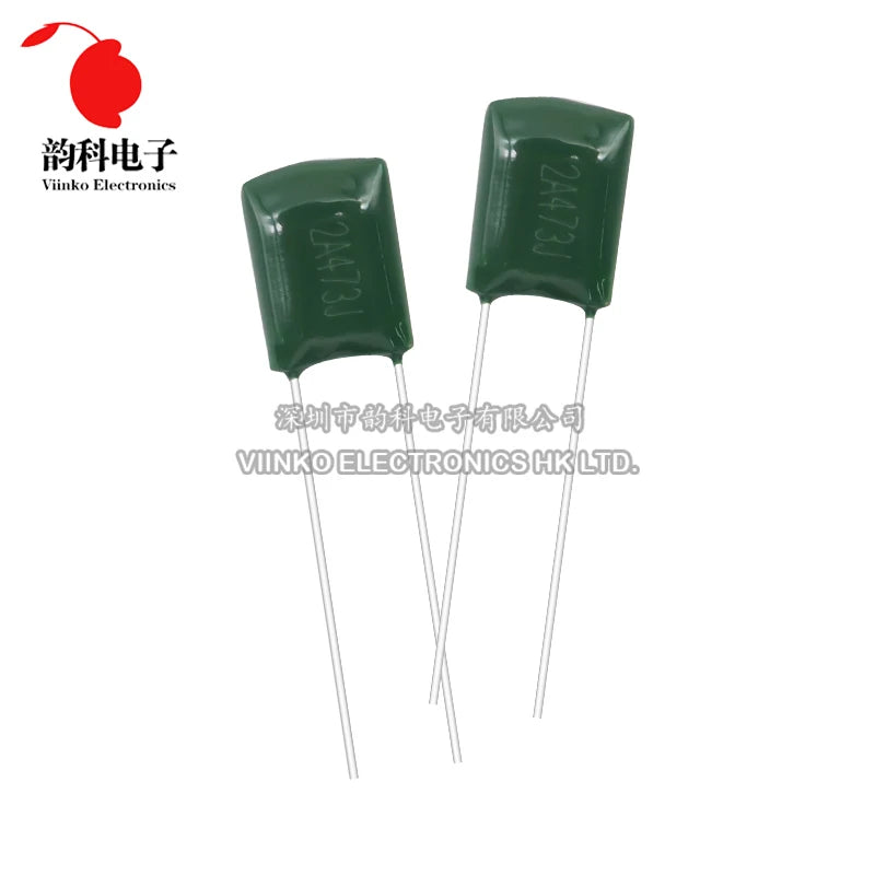 150pcs 15Values Polyester Film Capacitor Assortment Kit with Box 2A331J 2A471J 2A102J 2A103J 2A223J 2A104J 2A154J 2A224J 2A474J