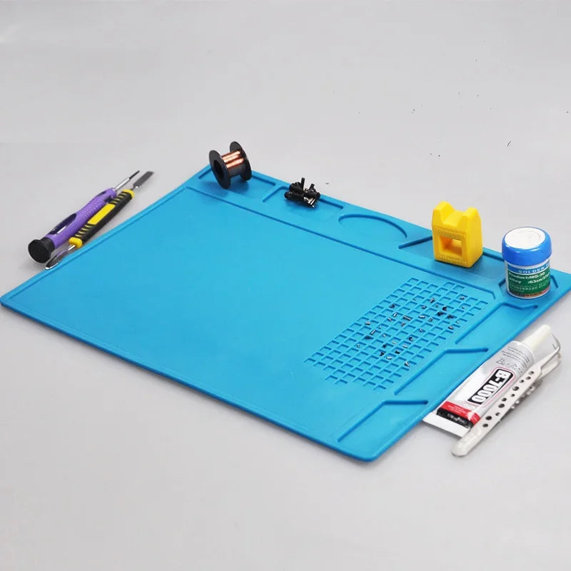 Silicone Soldering Mat ESD Thermal Heat Insulation Working Pad S-160 TE-509/502/508/610 LW-M3/M4 PC Phone Maintenance Cushion
